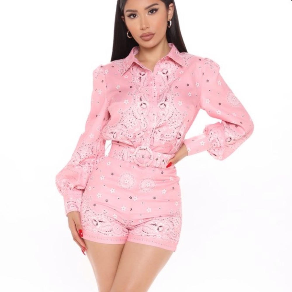 Howdy girl pink short set western country